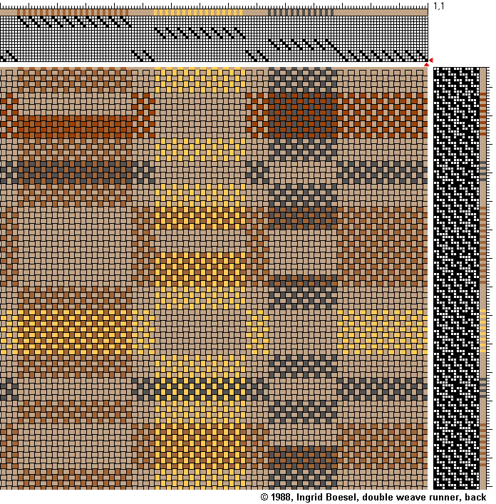 double weave view, back